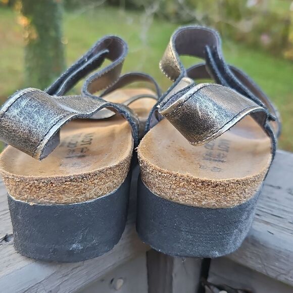 ✨ NAOT Metallic Leather Strappy Sandals – Size 40 (Women’s 9-9.5) - Picture 6 of 7